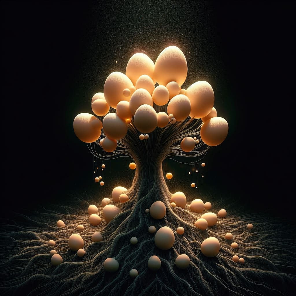 AI generated: Egg plant