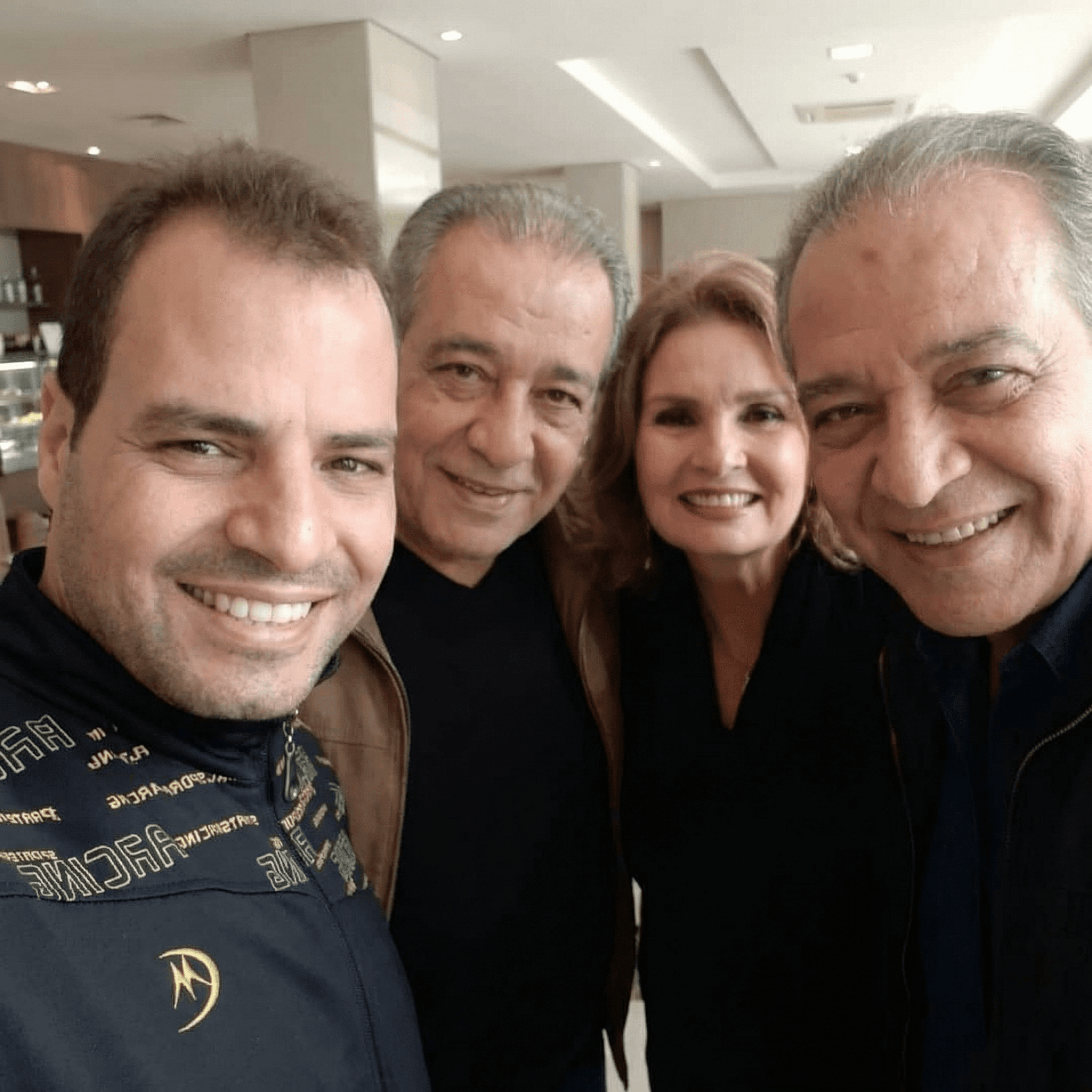 AI generated: مع ابطال مسلسل رأفت الهجان 