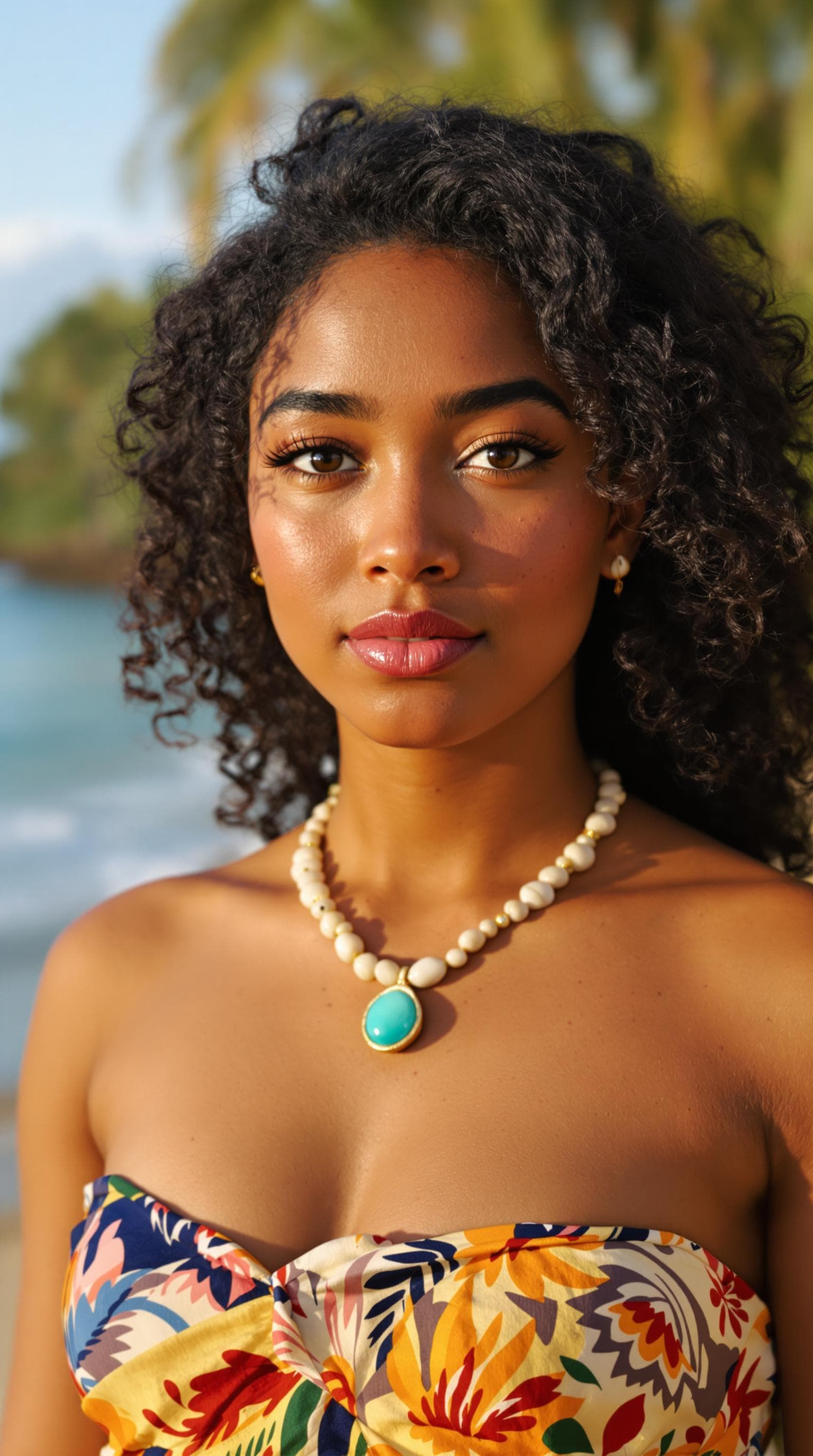 AI generated: NSFW - Photorealistic portrait of a young Polynesian woman inspired by Moana; natural human features...