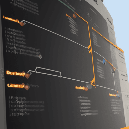 AI generated: Photo of a Java roadmap where OOPS concept is a starting point and JDBC is last.