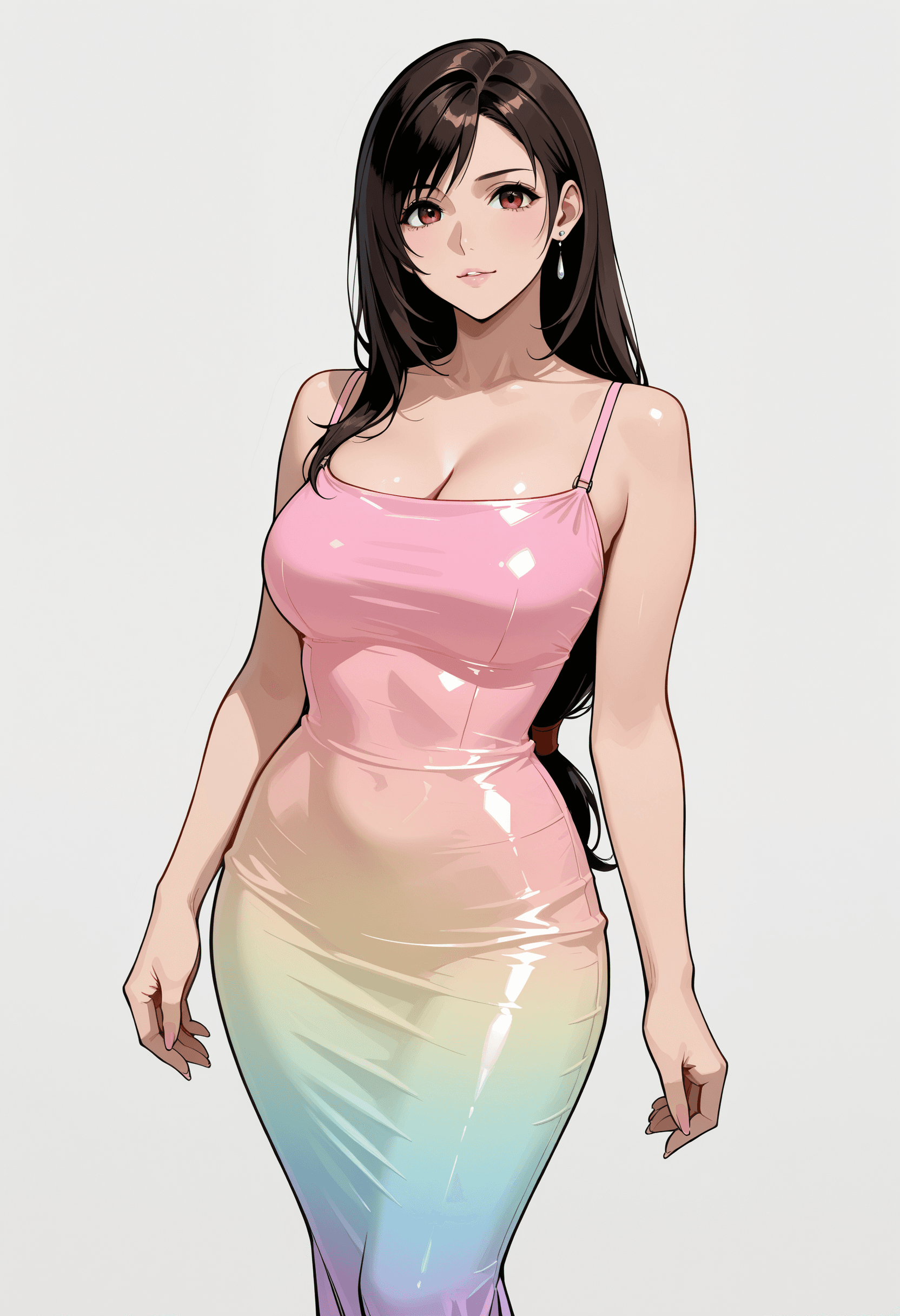 Pastel Gradient Maxi Dress - Image 2