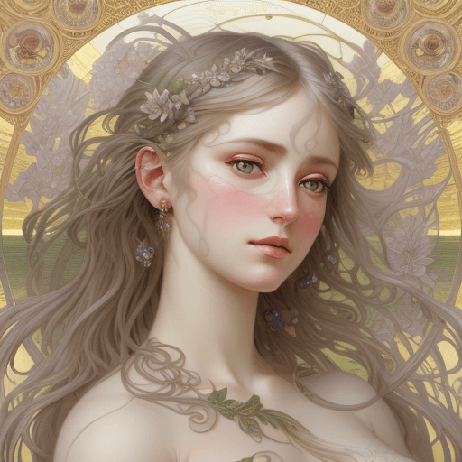 AI generated: Hyper-Realistic Portrait of Leda, meticulously detailed, fusing classical beauty with cutting-edge m...