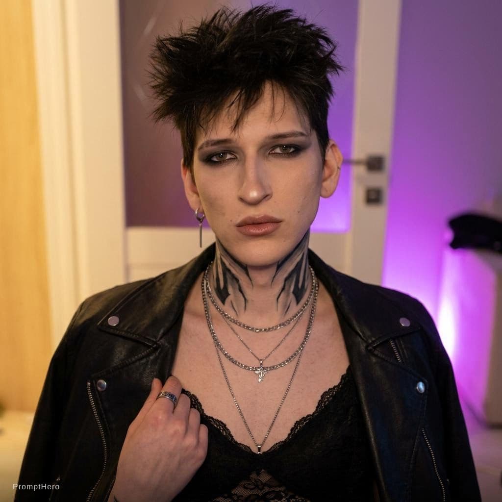 AI generated: make me as a sexy trans woman