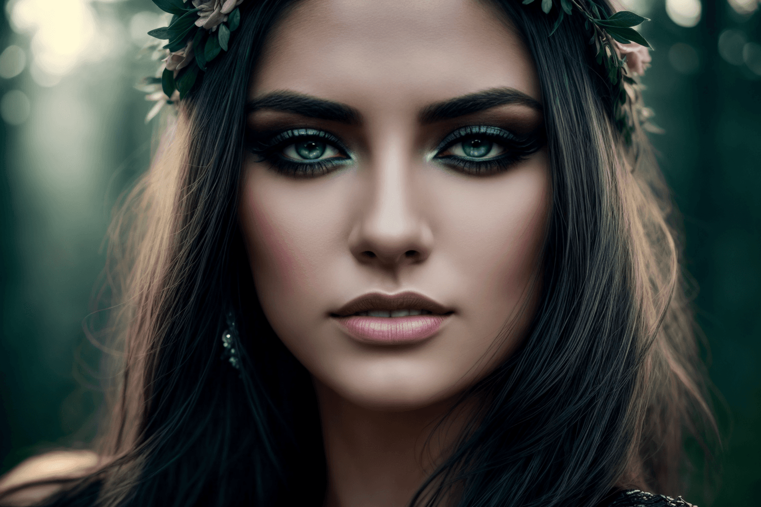 AI generated: Beautiful pagan druid, stonehenge, ritual, Victoria Frances, luis royo, (french:0. 3, italian:, Roma...