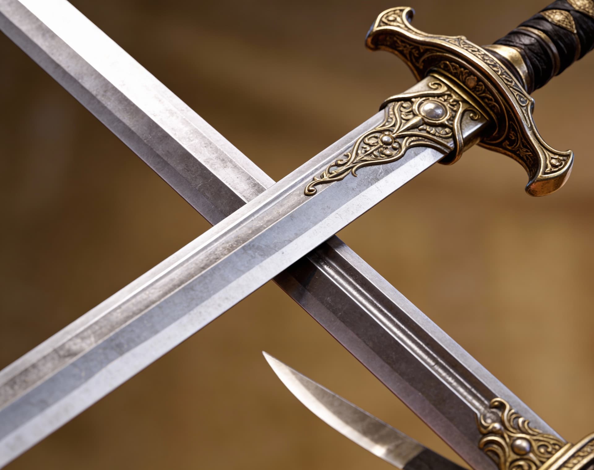 AI generated: Focus on the swords and give a display to showcase only the sword in the reference image. Unreal Eng...