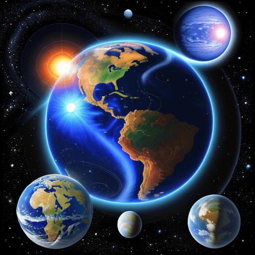 AI generated: Spiritual planet










