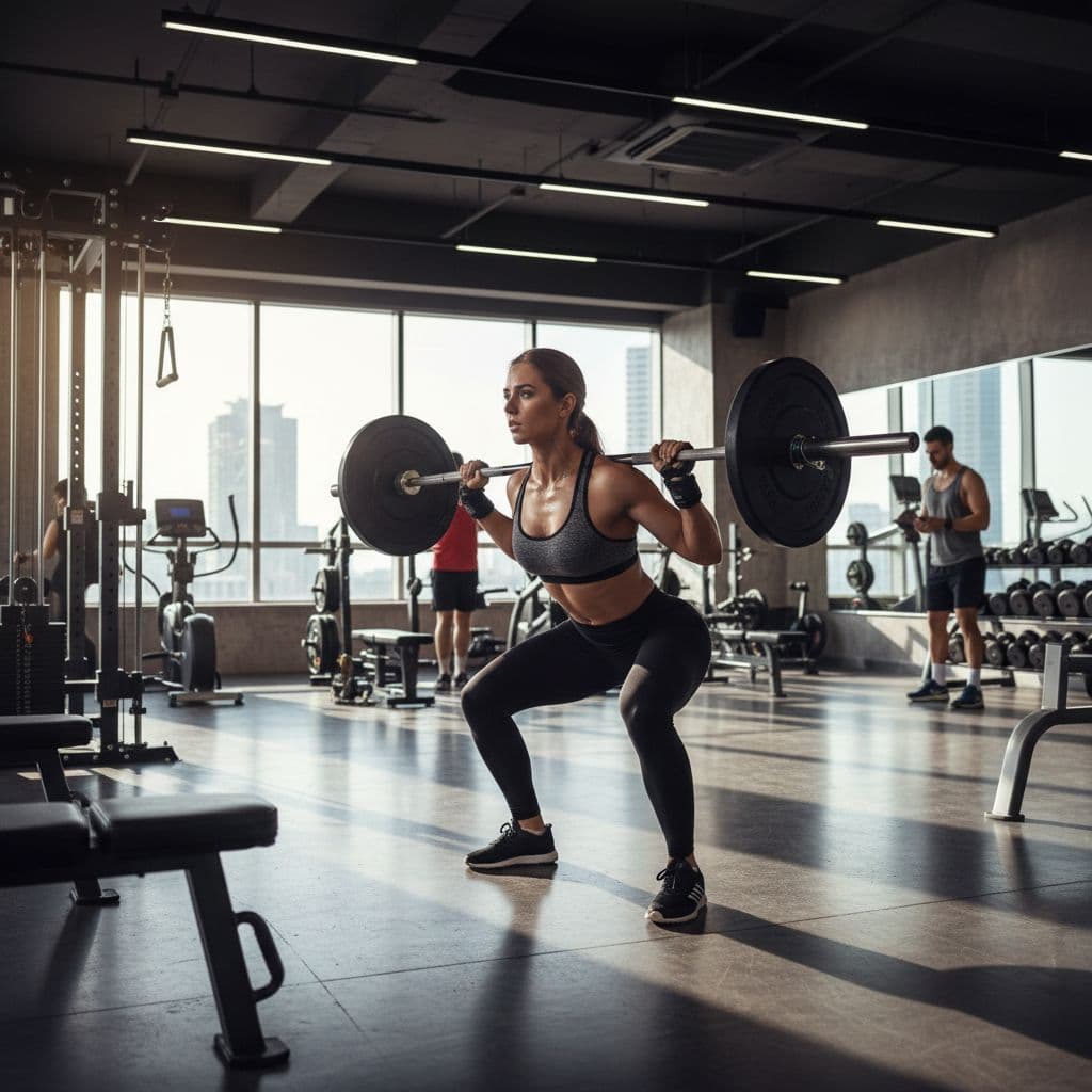 AI generated:  workout in the Gym