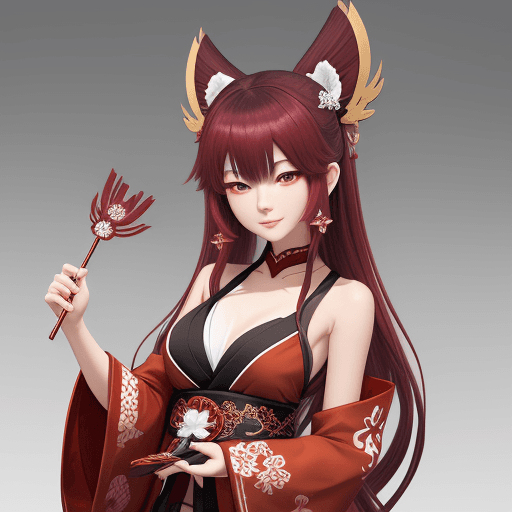 AI generated: yae miko, --s 250 --niji 5