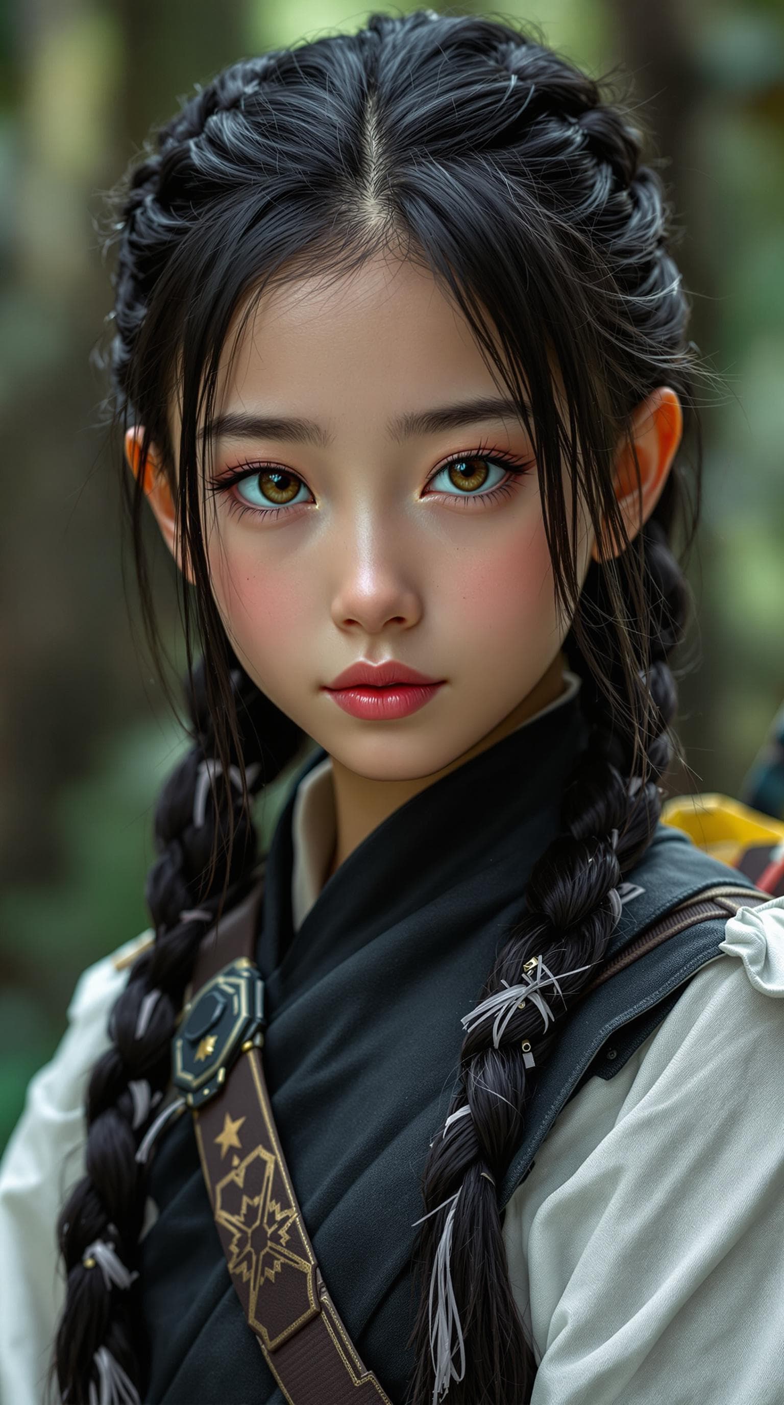 AI generated: a professional photo of a exceptionally of the most beautiful Japanese girl in the world, (age 11), ...