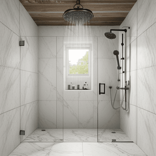 AI generated: high quality photo realisitc 4k,8k,16 k details,neoclassic and industrial style,white marble and woo...