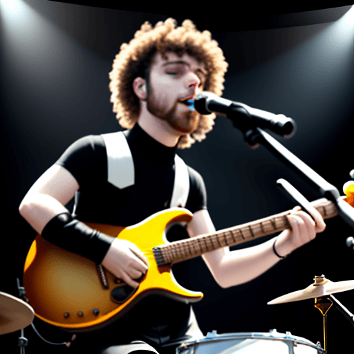 AI generated: quonium the band gives the best live preformance ever 8k ulra realistic 