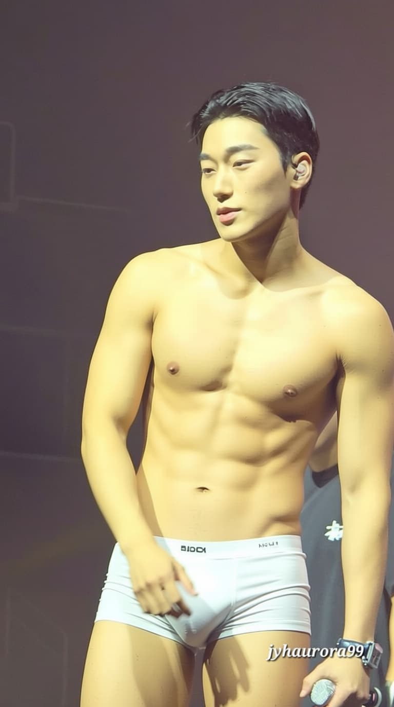 AI generated: Make him wear underwear only