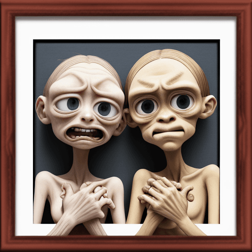 AI generated: Ugly, 

grain, 

low res, 

blurry, 

cartoon, 

anime, 

picture frame, 

frame, 

2 heads, 

2 fac...