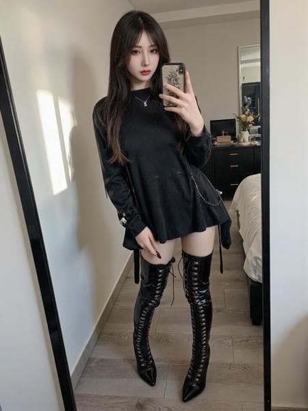 Bonding-ThighBoots绑带过膝靴 - Image 3