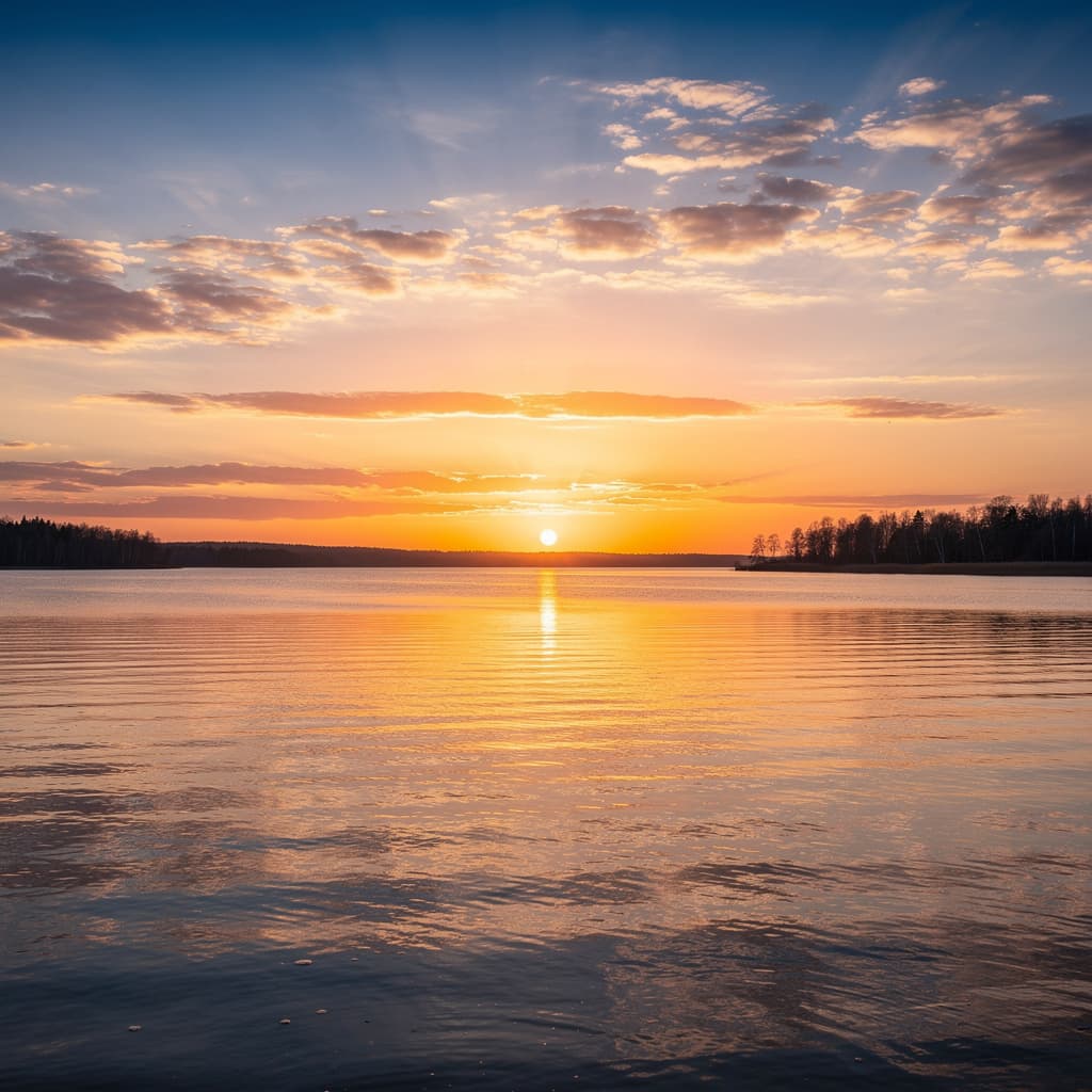 AI generated: a beautiful sunset