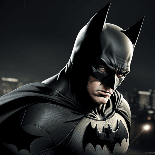 AI generated: Batman in army,4 k, ultra HD 
