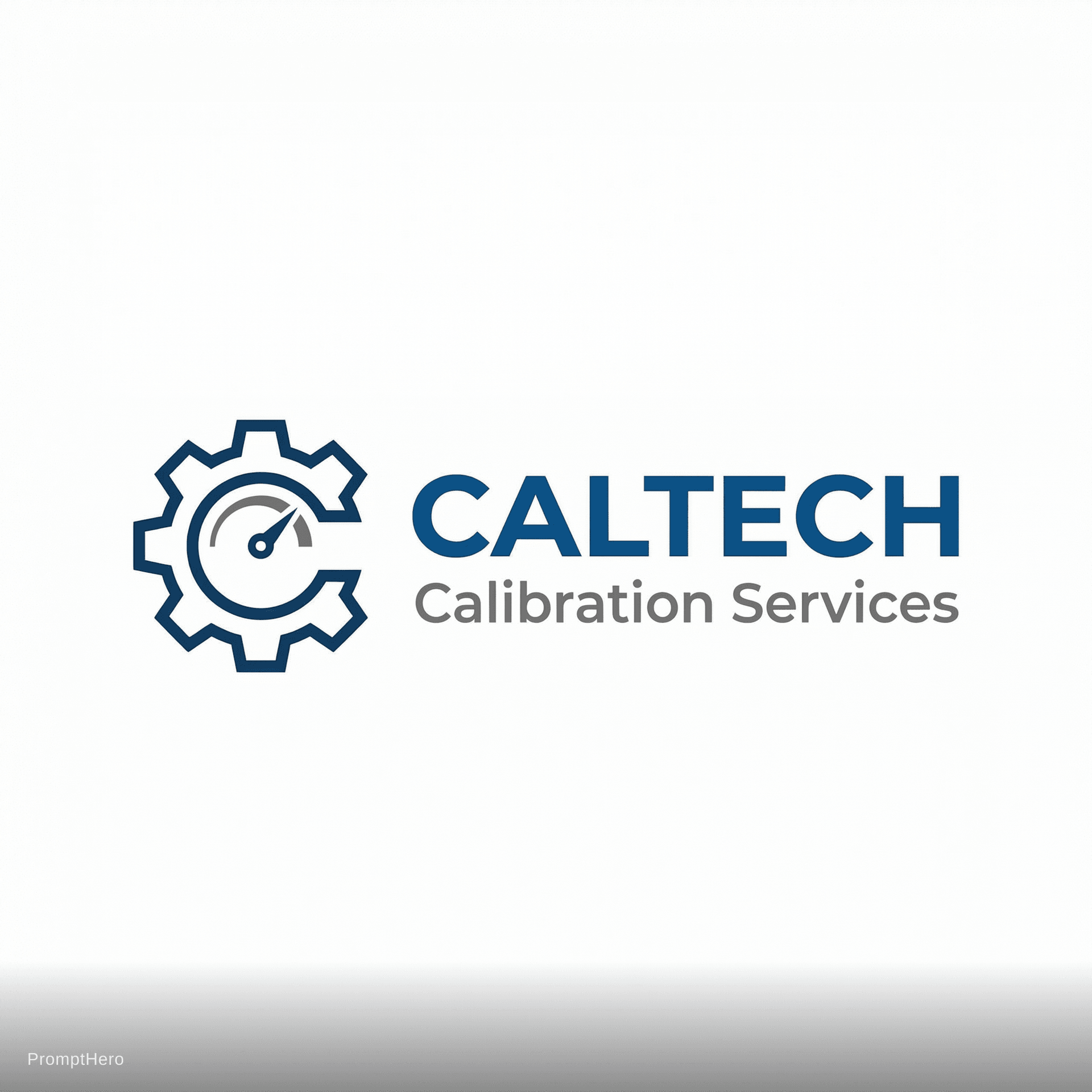 AI generated: CALTECH Calibration Services Company,  typograohy logo with icon 