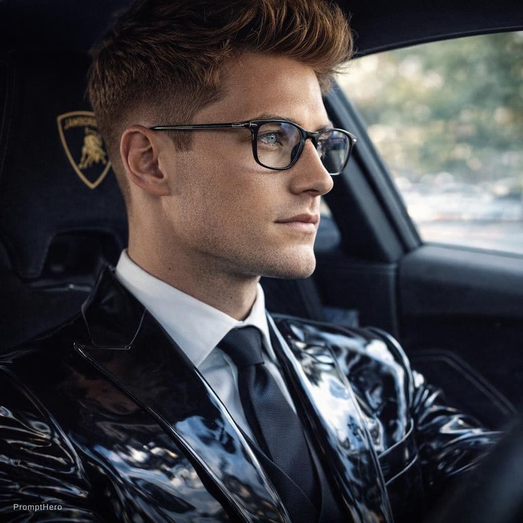 AI generated: highly detailed, png 8k, award-winning graphic design, realistic, American White young man, side vie...