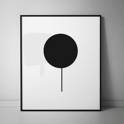 AI generated: minimalist art tendance