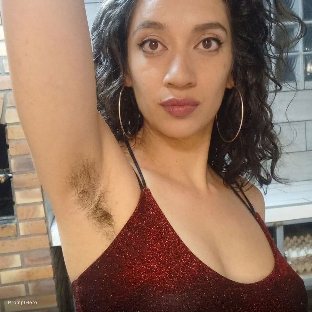 AI generated: hairy armpit