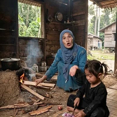 AI generated video: 

video filem berdialog (Sabah slang) kekalkan wajah & suasana asal Gunakan imej rujukan sebagai fra...