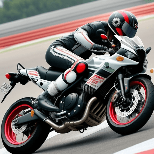 AI generated: O fata frumoasa ,ochi negri si mari sprancene drepte impracata in costum de motociclist.Sexicu casca...
