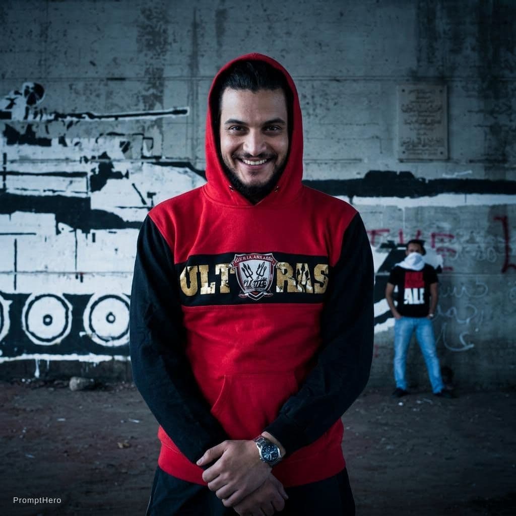 AI generated: Wear me the red hoodie 