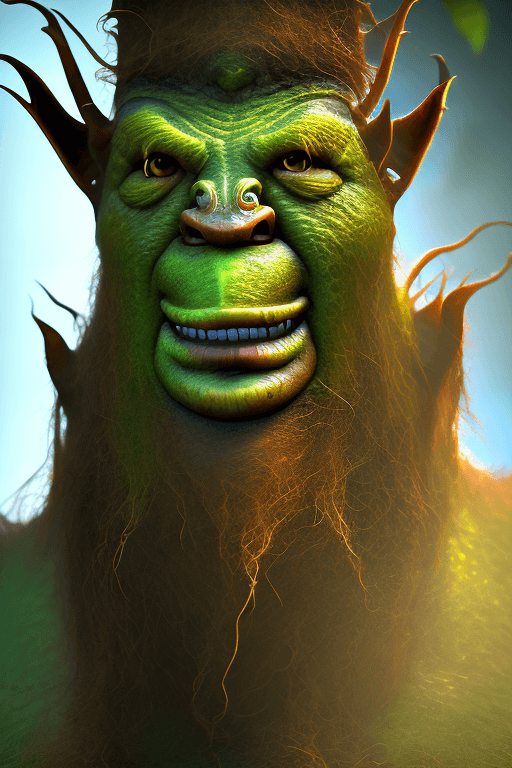 AI generated: bogtroll closeups, lord of the bogtrolls, natural habitat, secret, sneaky, devious, masters, 8k, nan...