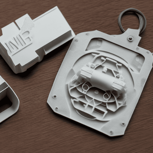 AI generated: a 3d printing products examples professional photos