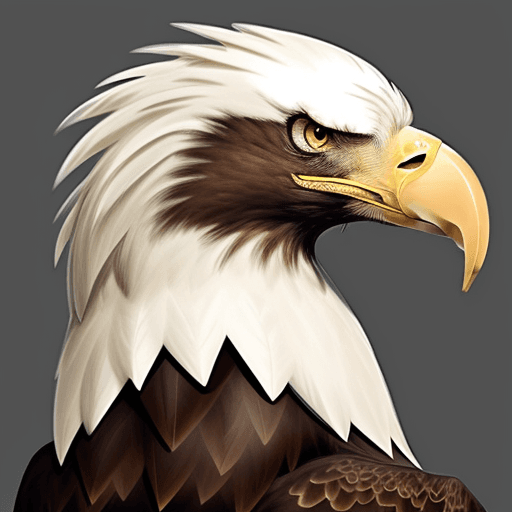 AI generated: A gaming bald eagle. 
Make youre own ideas make it look eye catching.