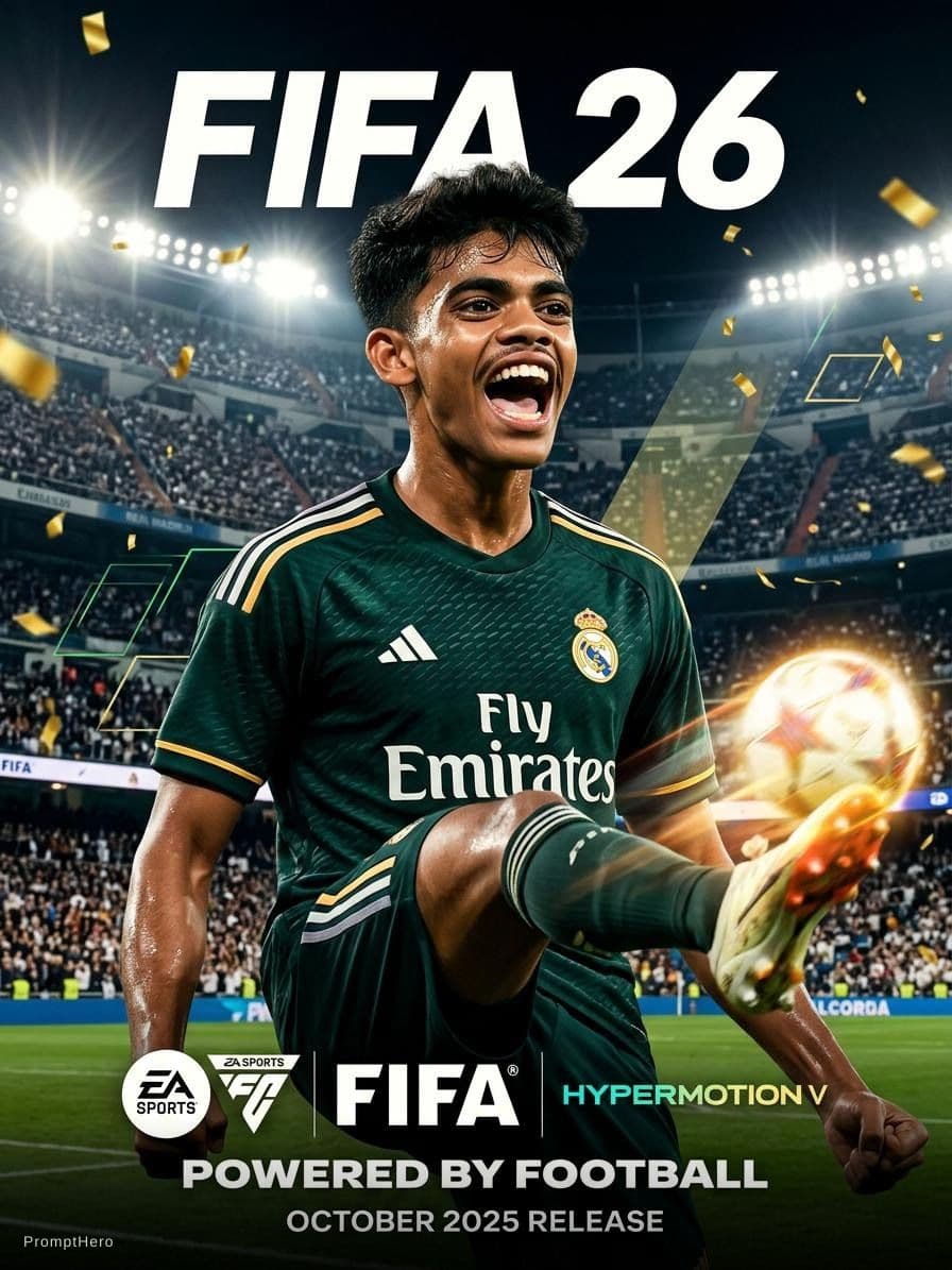AI generated: generate FIFA cover 
