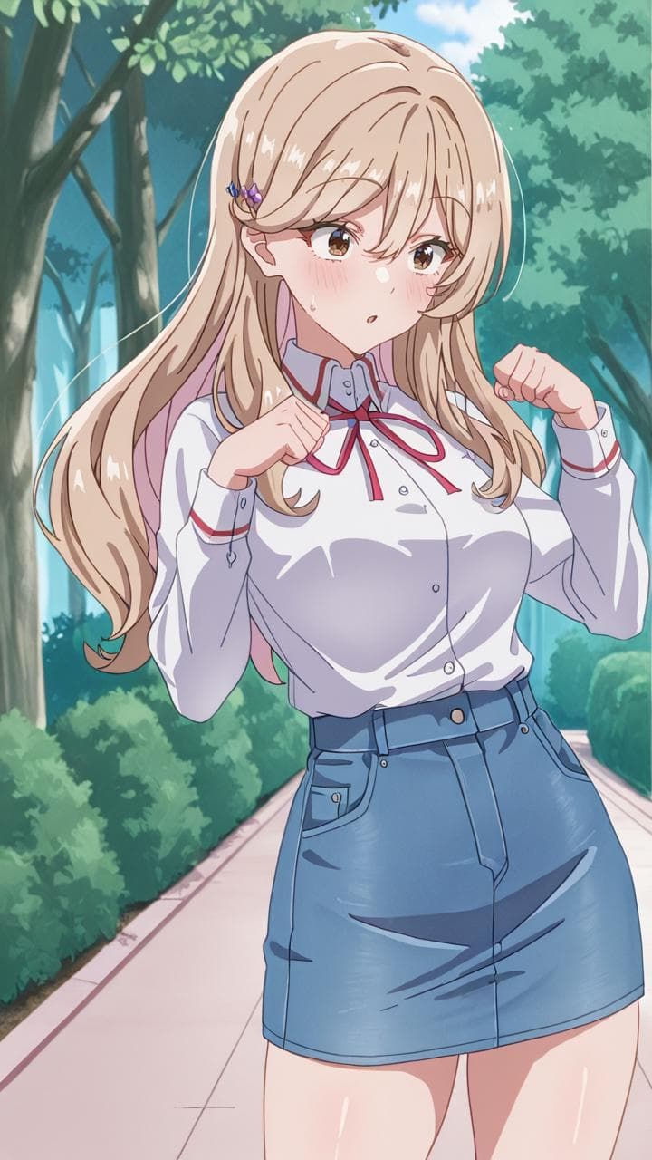 Ajisai Sena | Watashi ga Koibito ni Nareru Wake Nai jan, Muri Muri! | Illustrious