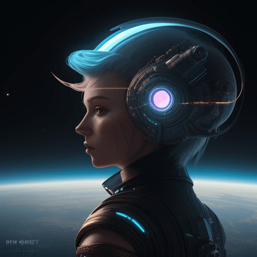 AI generated: high quality realtic, si-fi, fantasy, space-headhunter, 8k 