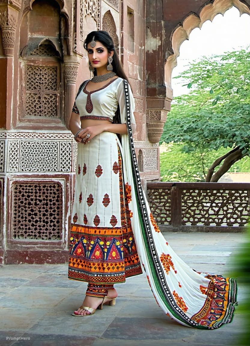 AI generated: Create a sexy girl in india style. and look like sexy.