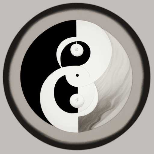 AI generated: yin yang symbol made of smoke, style of hilma of klint --ar 9:16 --s 20000
