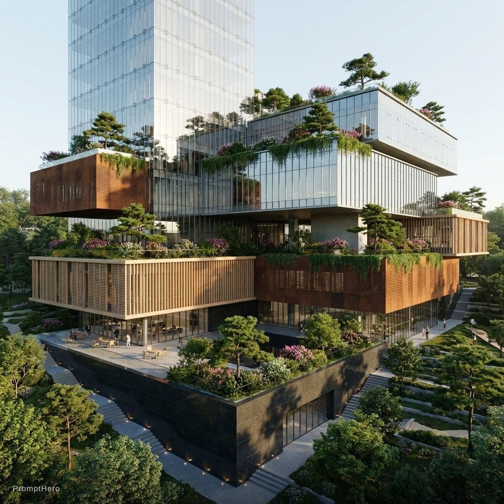 AI generated: A masterpiece of professional architectural photography, showcasing a highly realistic and detailed ...