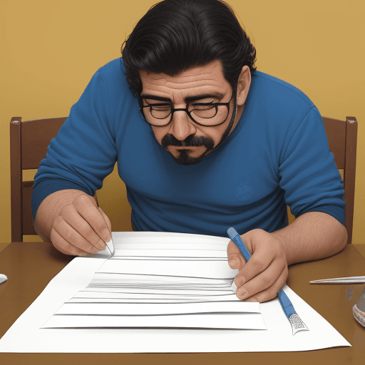 AI generated: caricatura de un papel cargando un aguayo 