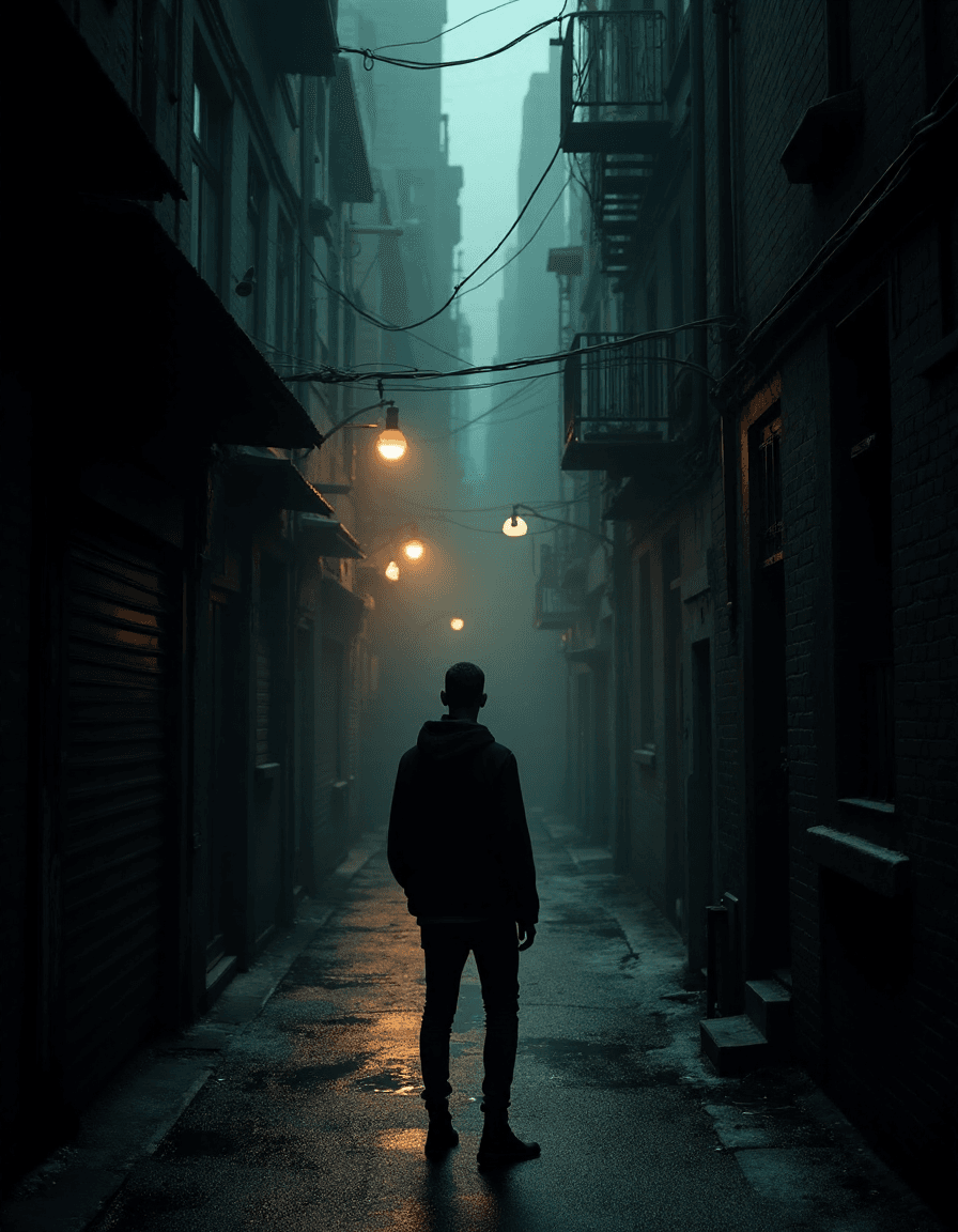 AI generated: ny alley, cinematic