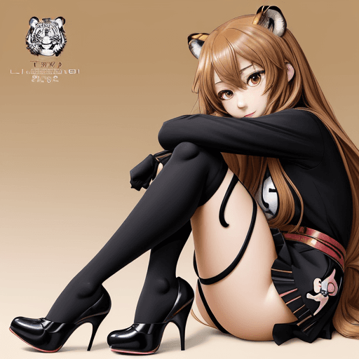AI generated: masterpiece, taiga aisaka, cute face, anime, anime face, hold, hug, high detail body, low detail fac...