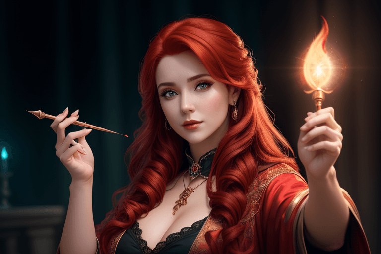AI generated: woman, casting spells, magician, anatomically correct, high detailed, beautiful hand, light tones, d...