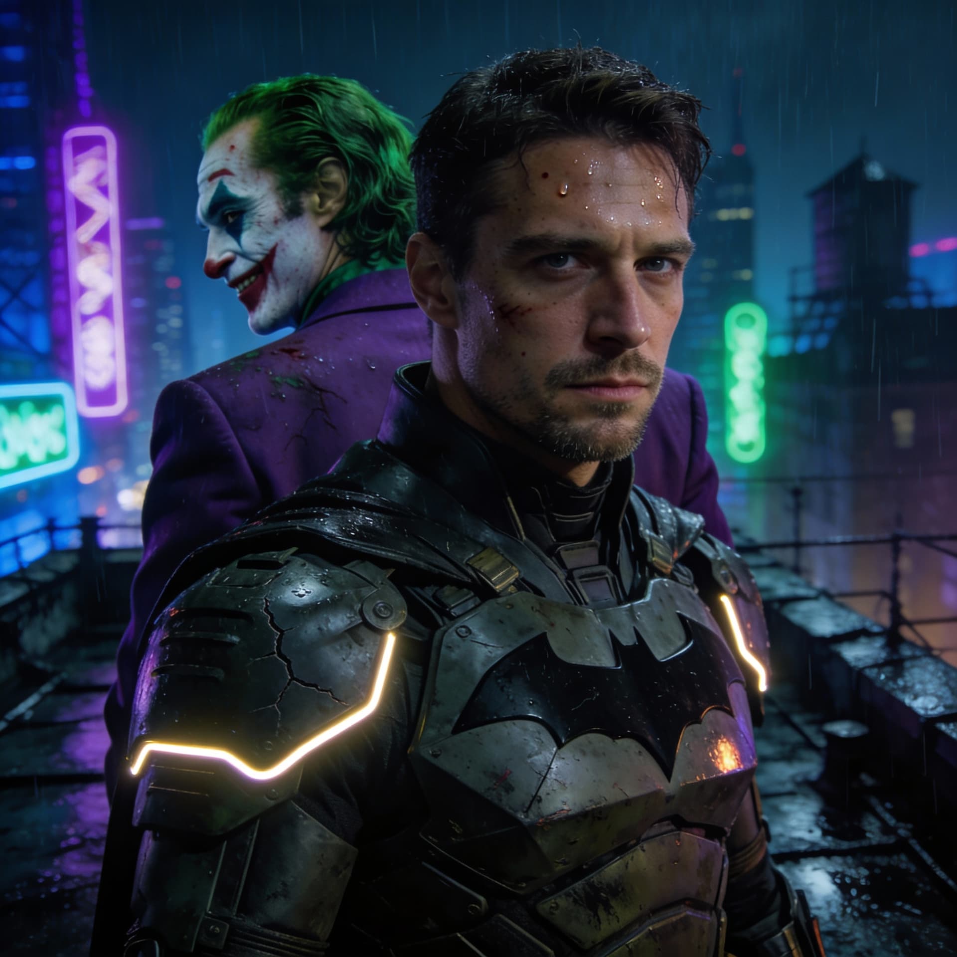AI generated: A hyper-realistic vertical cinematic photograph, 9:16 aspect ratio. The exact man from the reference...