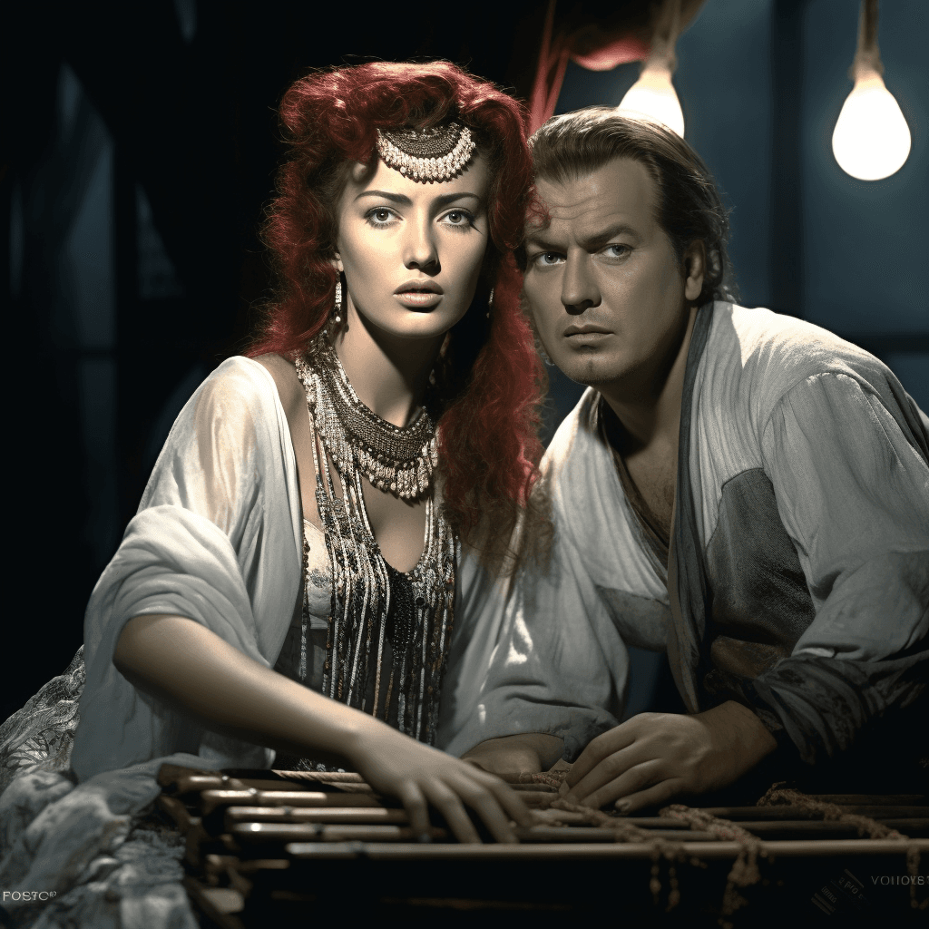 AI generated: the gypsy, blurred gray tones background, ultra focus, latin face illuminated, face detailed, 8k res...