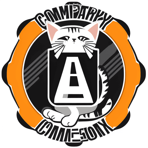 AI generated: company logo, combination of industry and a cat