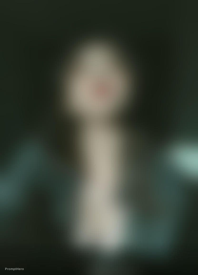 AI generated: A highly detailed, photorealistic, cinematic vertical medium-close-up shot of a stunning young east ...