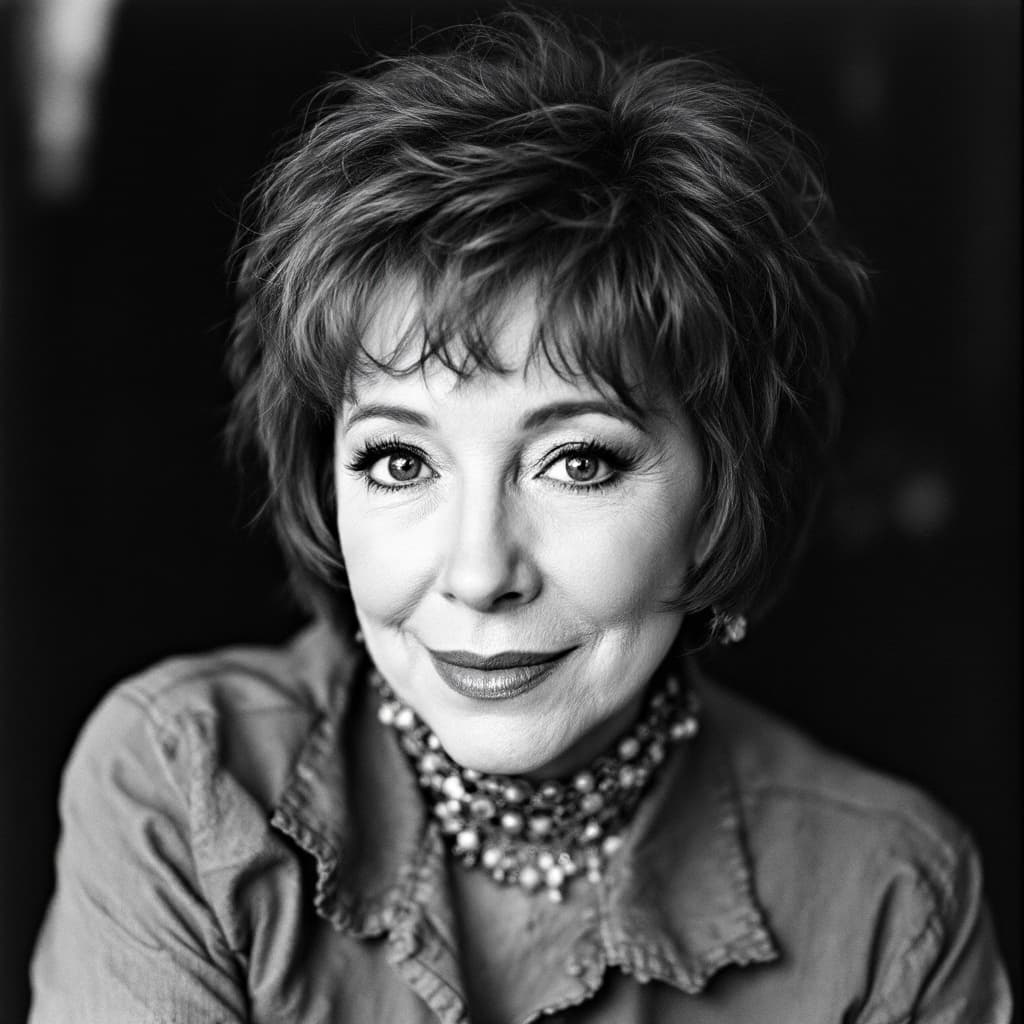 AI generated: Shirley MacLaine yong