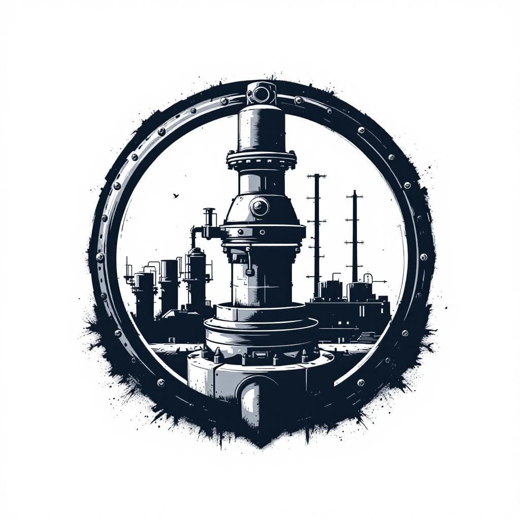 AI generated: logo tipo de mangueras industriales y mas 
