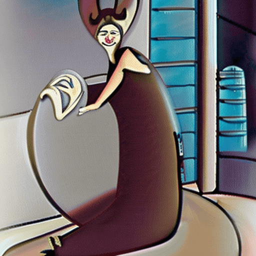 AI generated: 

woman and giant cat --ar 9:16 --personalize fm5tczw --stylize 750

