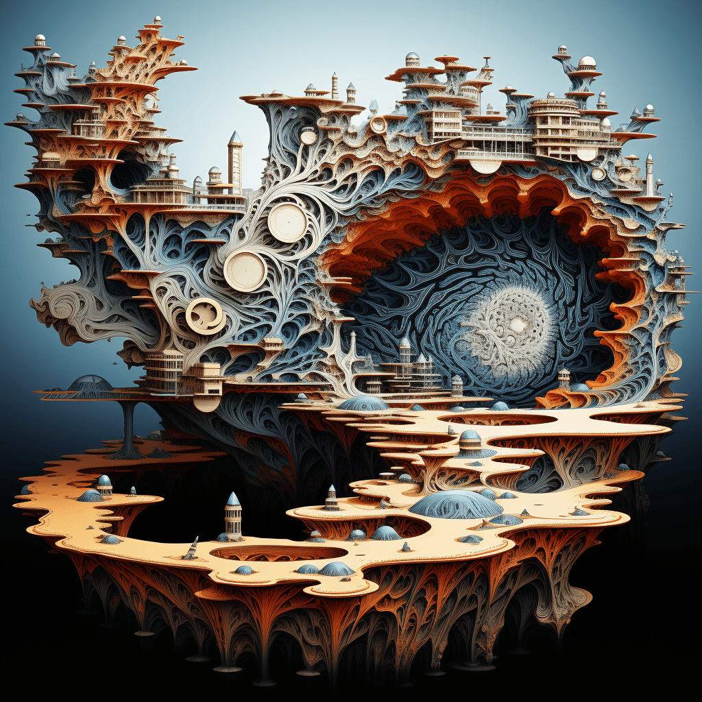 Midjourney prompt: Mandelbrot