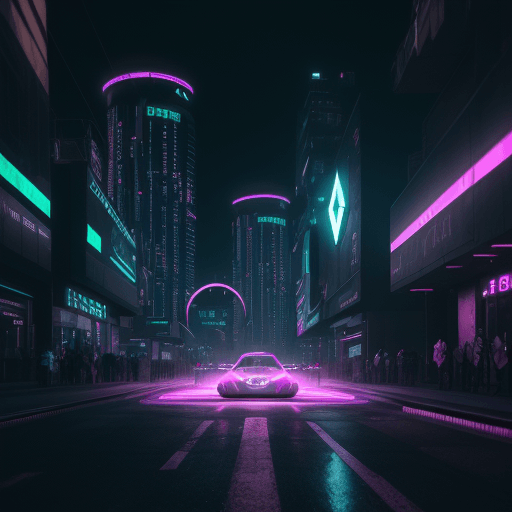 AI generated: a huge @Portalcoin logo with this descriptions
futuristic nighttime cyberpunk photography, the photo...