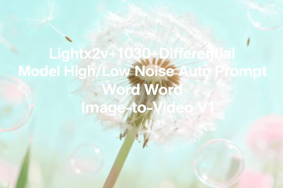 Lightx2v+1030+Differential Model High/Low Noise Image-to-Video V1 (Manual Prompt)